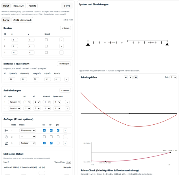 Baustudent Web-App Vorschau